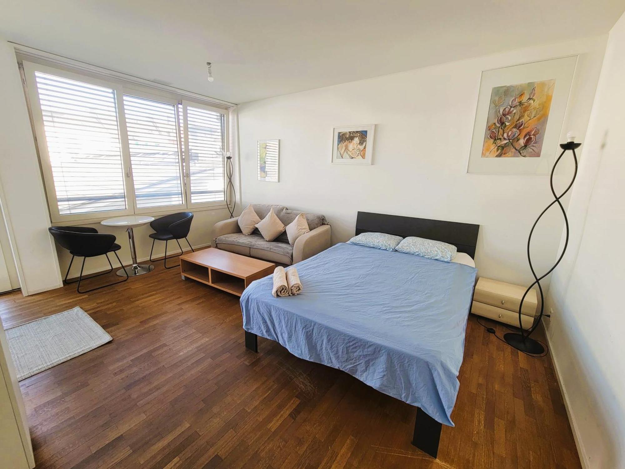Apartment Modern Apartment With Balcony In Zurich Center A Hoh - Self Checkin *