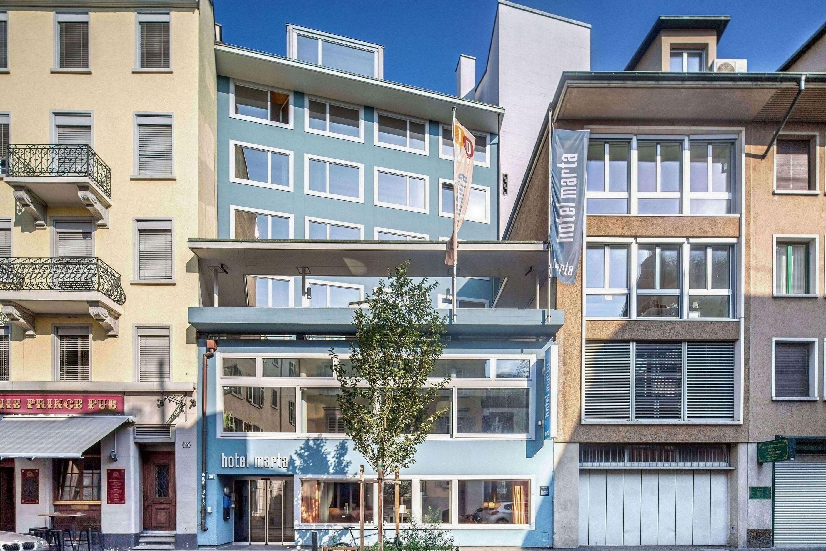 Hotel Marta - 1950's Architecture In Zurich's Vibrant Old Town, Near Main Station Zurich