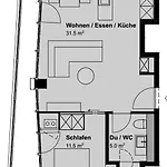 Spacious 1 Bedroom With Balcony Apartment Zurich