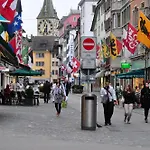 Pedestrian Area Close To Bahnhofstrasse