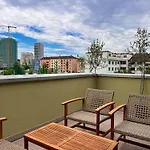 Skyline Rooftop Suite With 2 Balconies -401-