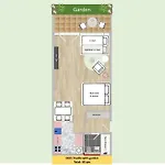 Alpine City Studio With Ac, Garden Terrace And Much Privacy