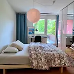 Boho Chic Apt With 125Sqm, 2 Bedroom 2 Baths With 36Sqm Dual Terraces With Parking And 10 Min To Lake Zurich