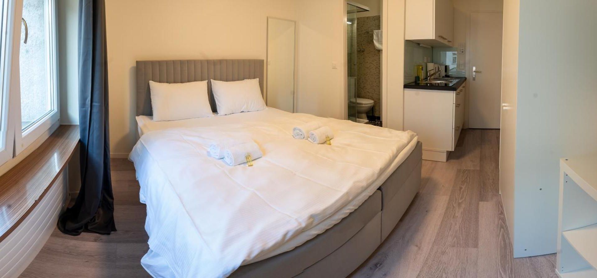 Urban Oasis With Queen Bed And View Be-13 Zürich