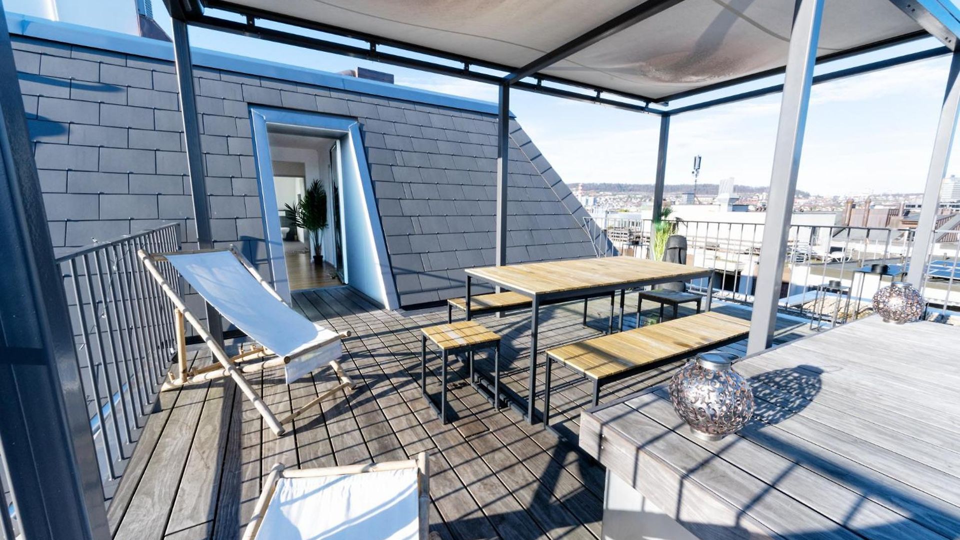Urban Rooftop Getaway