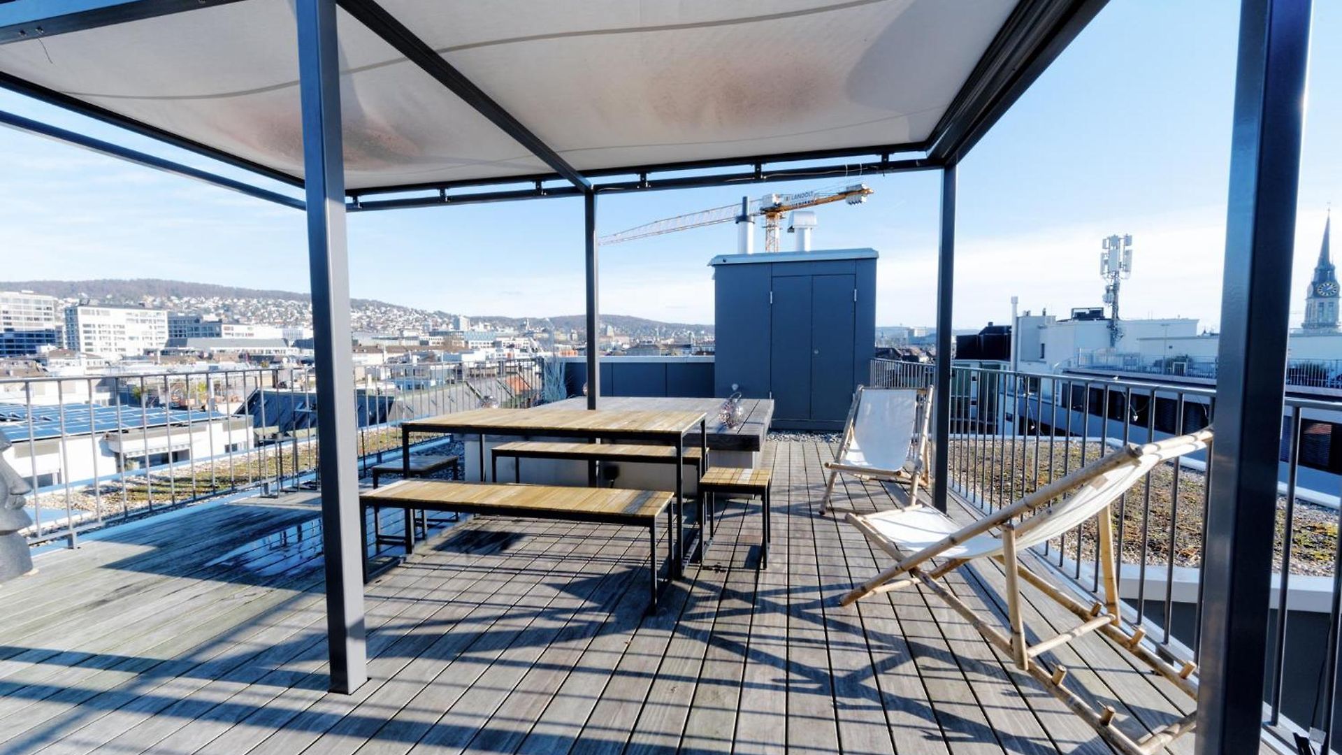 Urban Rooftop Getaway