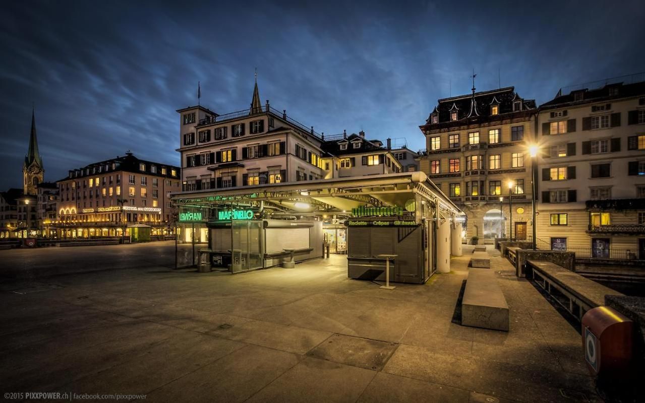Pedestrian Area Close To Bahnhofstrasse Zurich
