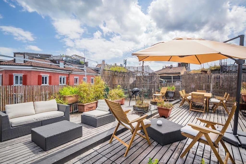 In Mit Dachterrasse // Langstrasse Apartment *