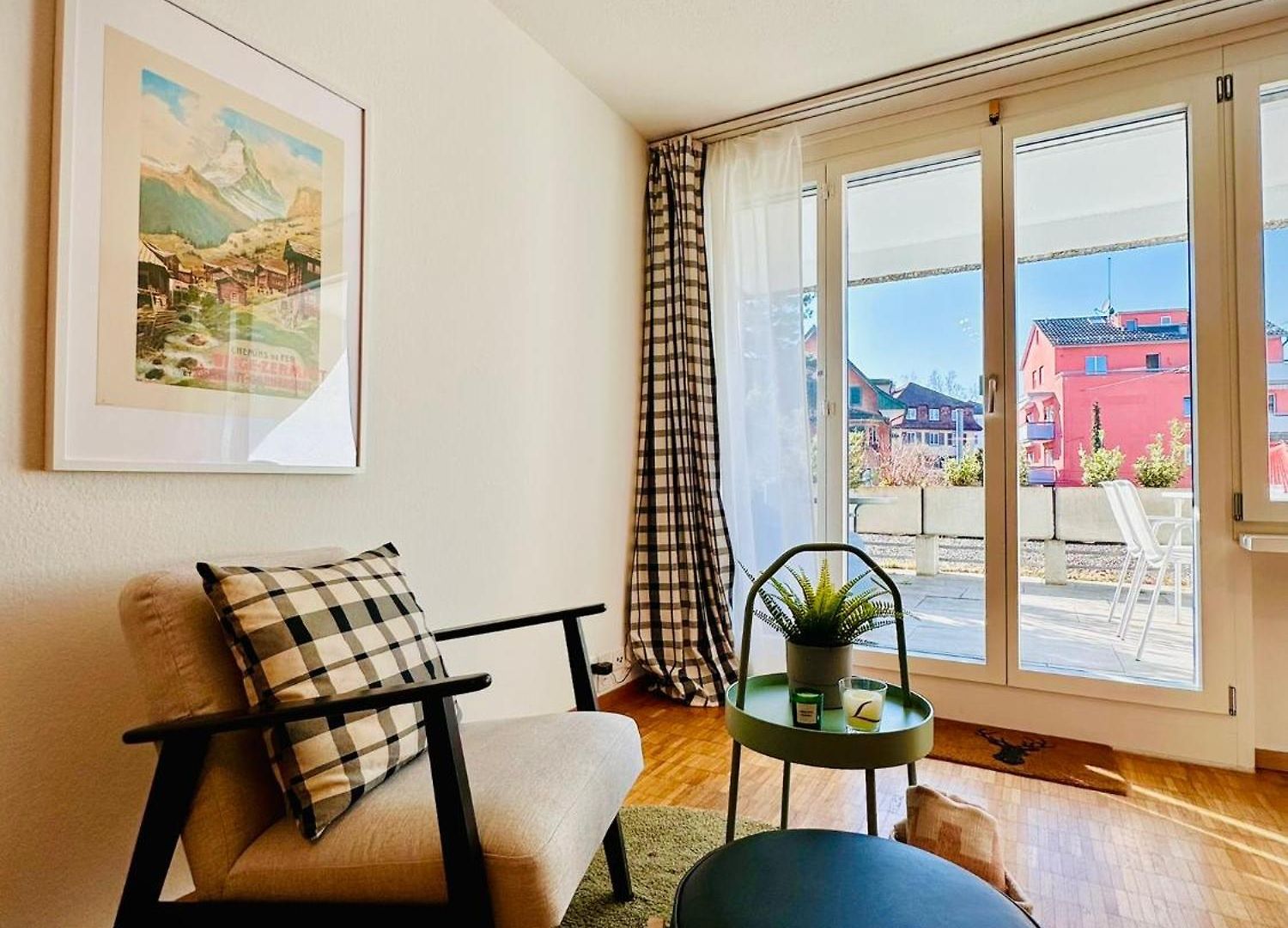 New With Sunny Terrace & Air Condition Apartment *