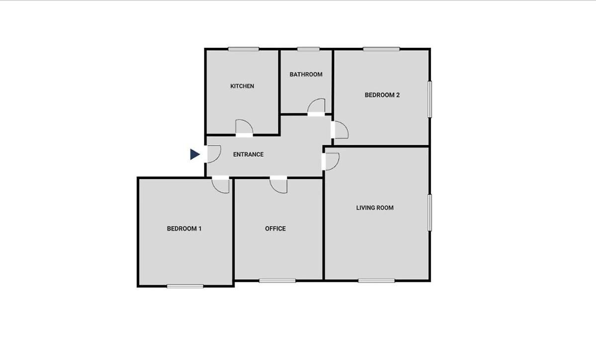 Apartment Olive - 90 Qm, 3 Schlafzimmer, Balkon & Moderne Kueche