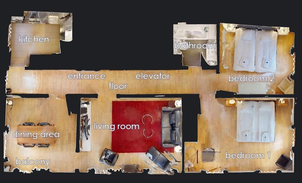 2br Flat Near And The Center - Sf5 Apartment *