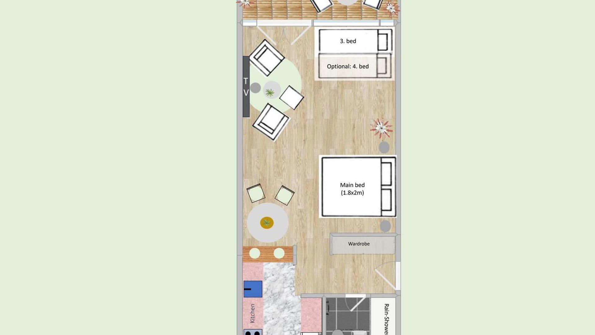 Apartment Modern With Air Condition & Balcony Zurich