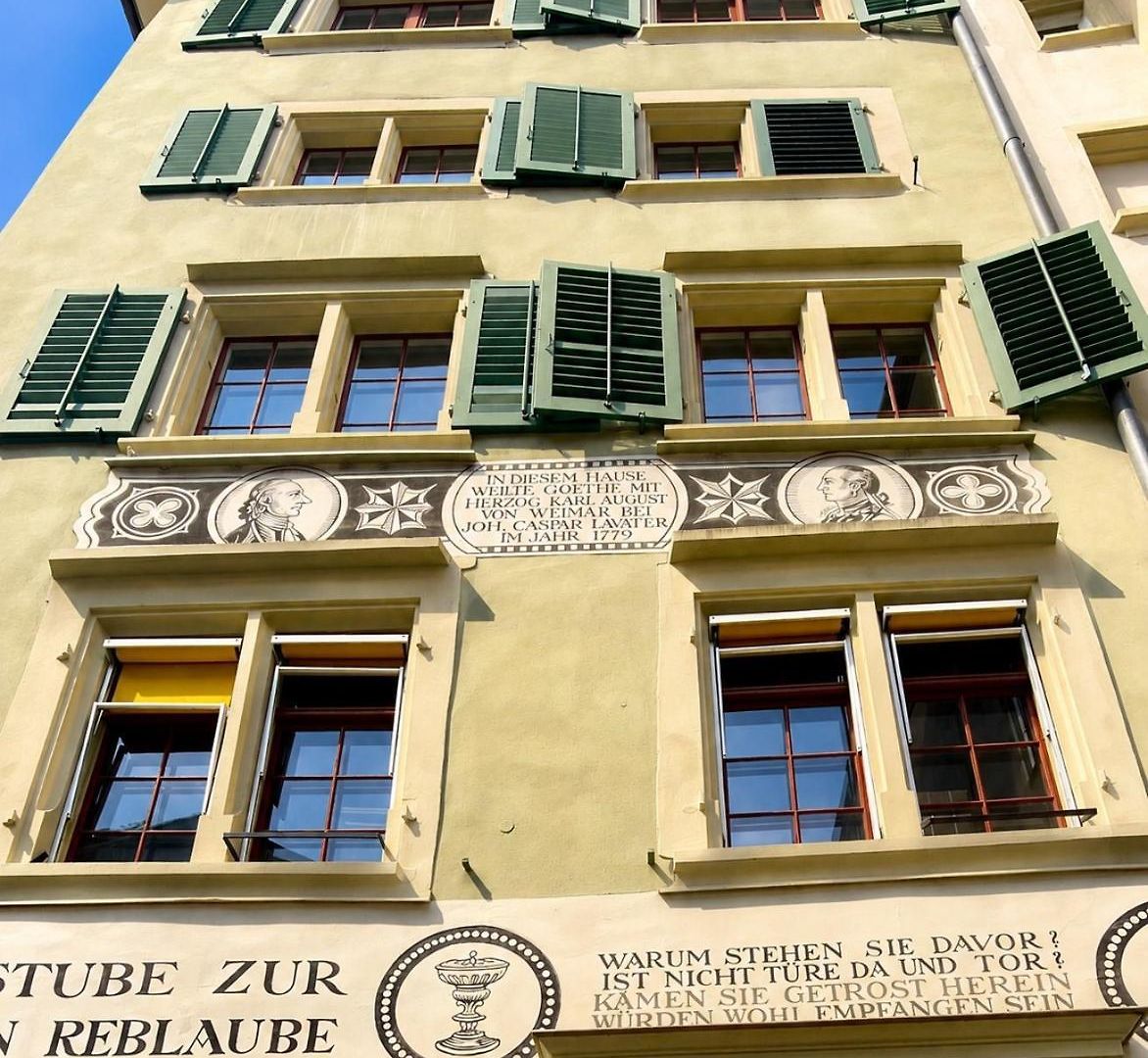 Goethe House In Old Town Zurich