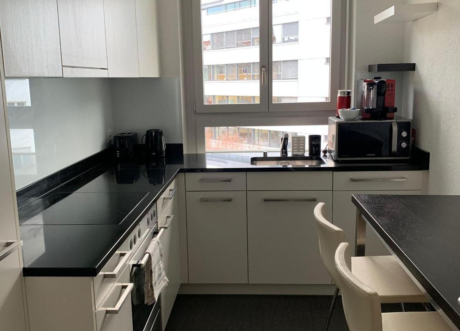 Spacious Enge Gem - Sihlcity, Balcony, Private Laundry Apartment Zurich