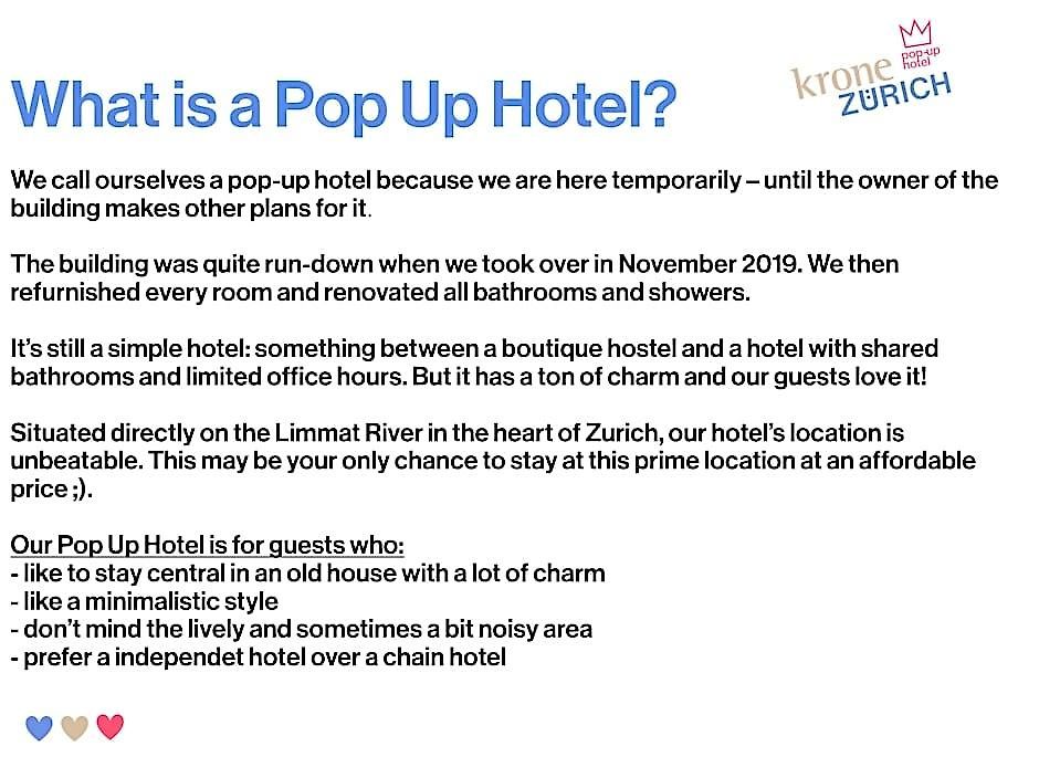 Pop Up Krone Hotel 2*