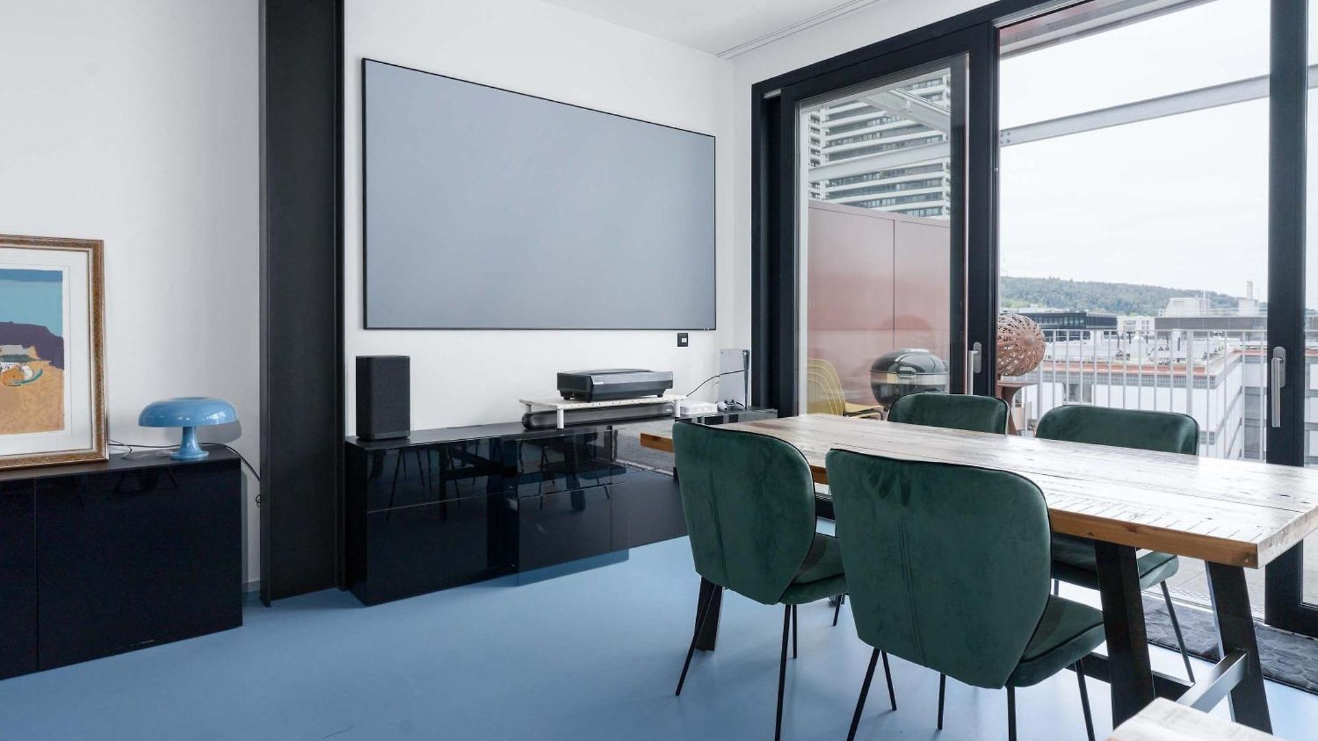 Modern With Balcony View & Workspace *