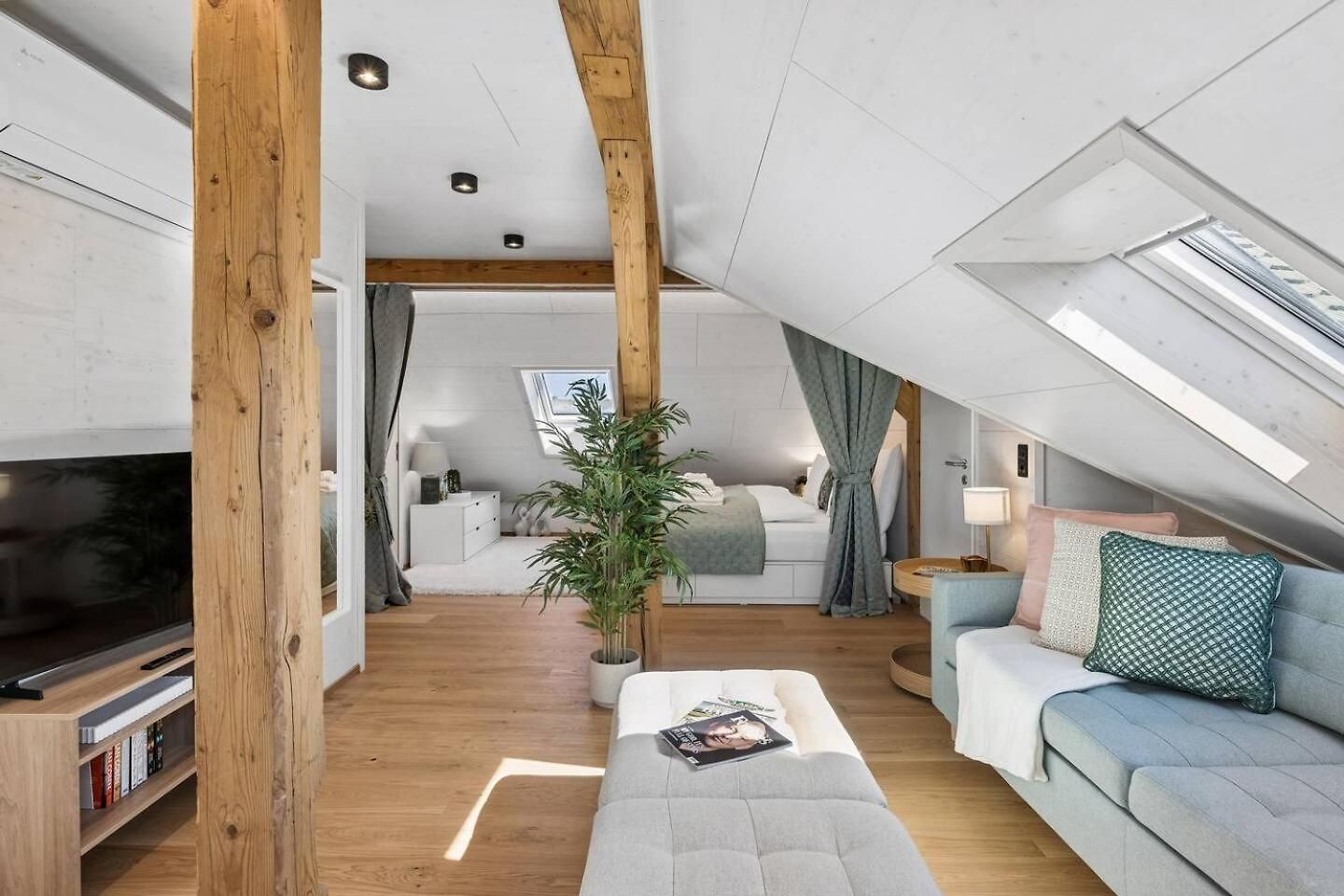 Waterfront Penthouse Ac Rooftop Free Parking Zurich