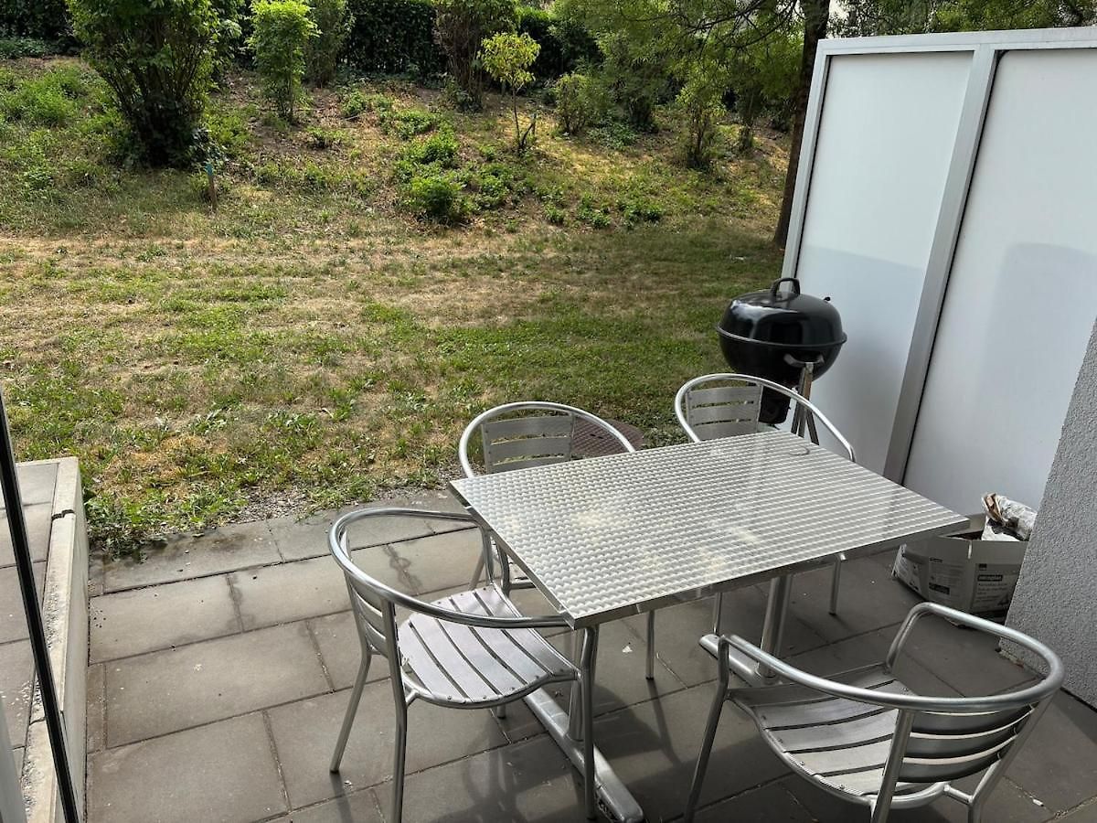 Garden With Sunny Terrace In