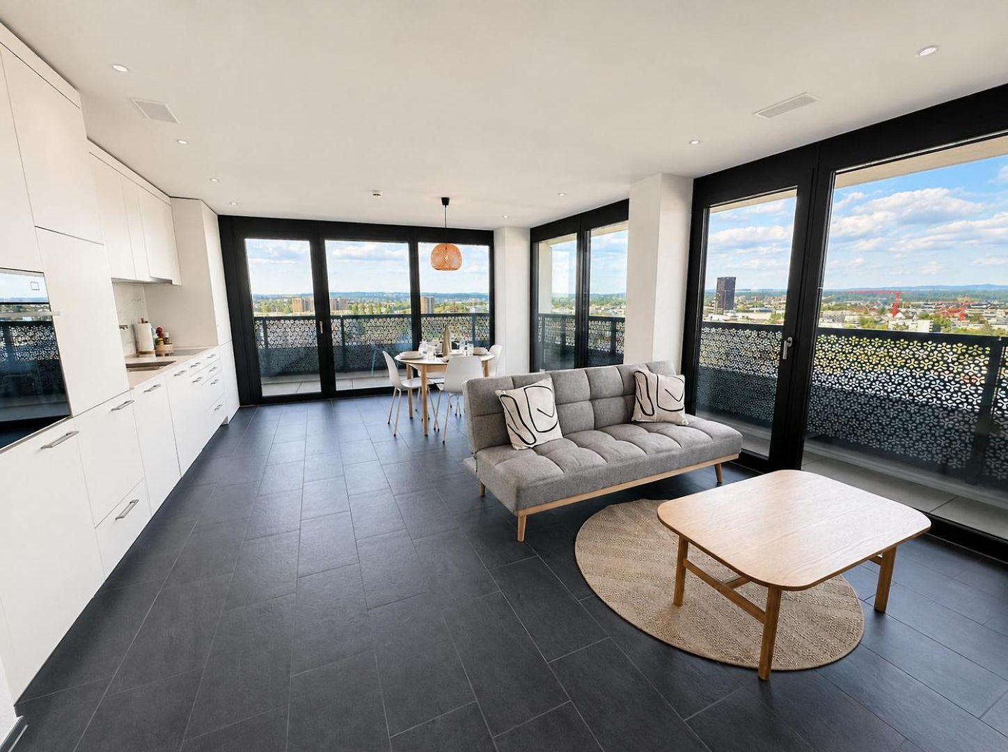 Skyline Mit Eckterrasse Apartment *