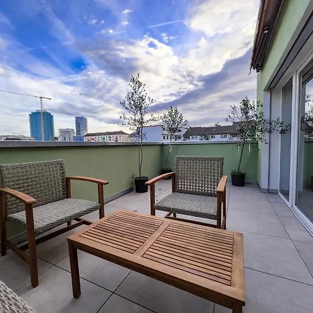 Skyline Rooftop With 2 Balconies -401- Apartment Zurich