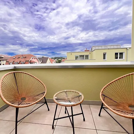 Skyline Rooftop With 2 Balconies -401- Apartment