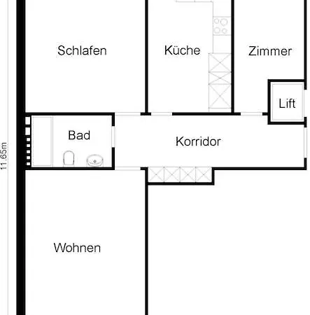 Apartment Very 2bd Flat Center Enge - 1