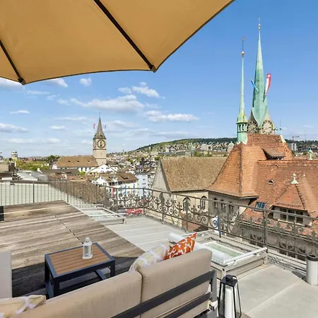 Ikon Old Town Penthouse Ac, & Mountain View * Zurich