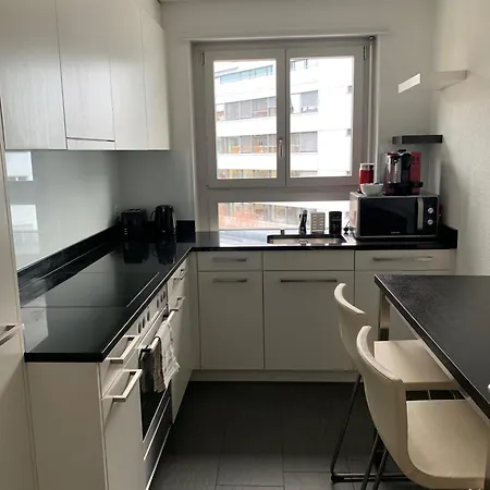 Spacious Enge Gem - Sihlcity, Balcony, Private Laundry Apartment Zurich