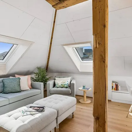 Waterfront Penthouse Ac Rooftop Free Parking Apartment Zurich