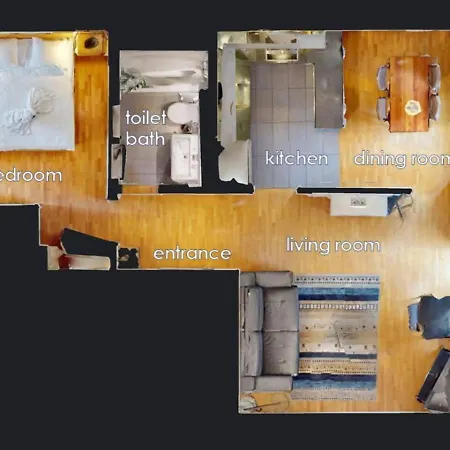 Fantastic 1 Bedroom Flat In The Center - Froehlich Zurich