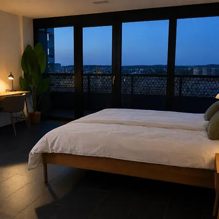 Apartment Skyline Mit Eckterrasse