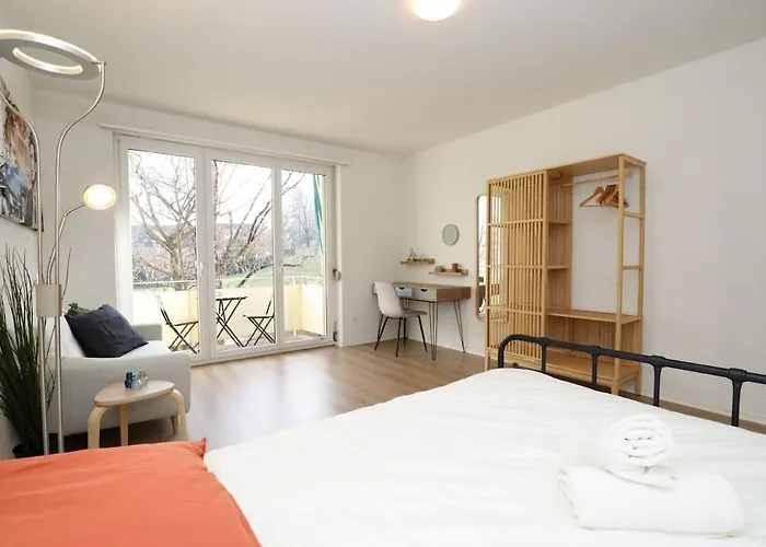 Spacious Parkside Apartment In Central Zurich With Balcony