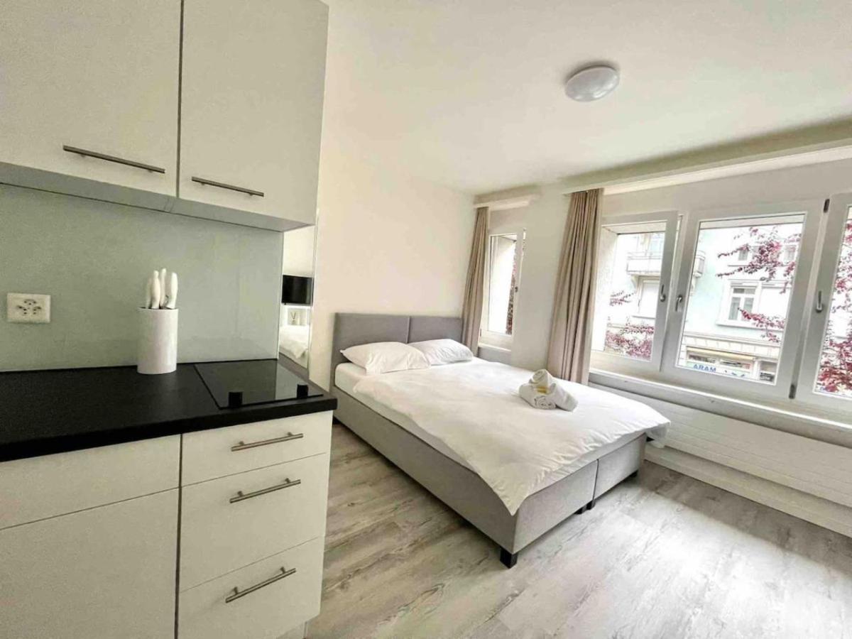 Urban Oasis With Queen Bed And View Be-14 Apartment Zürich