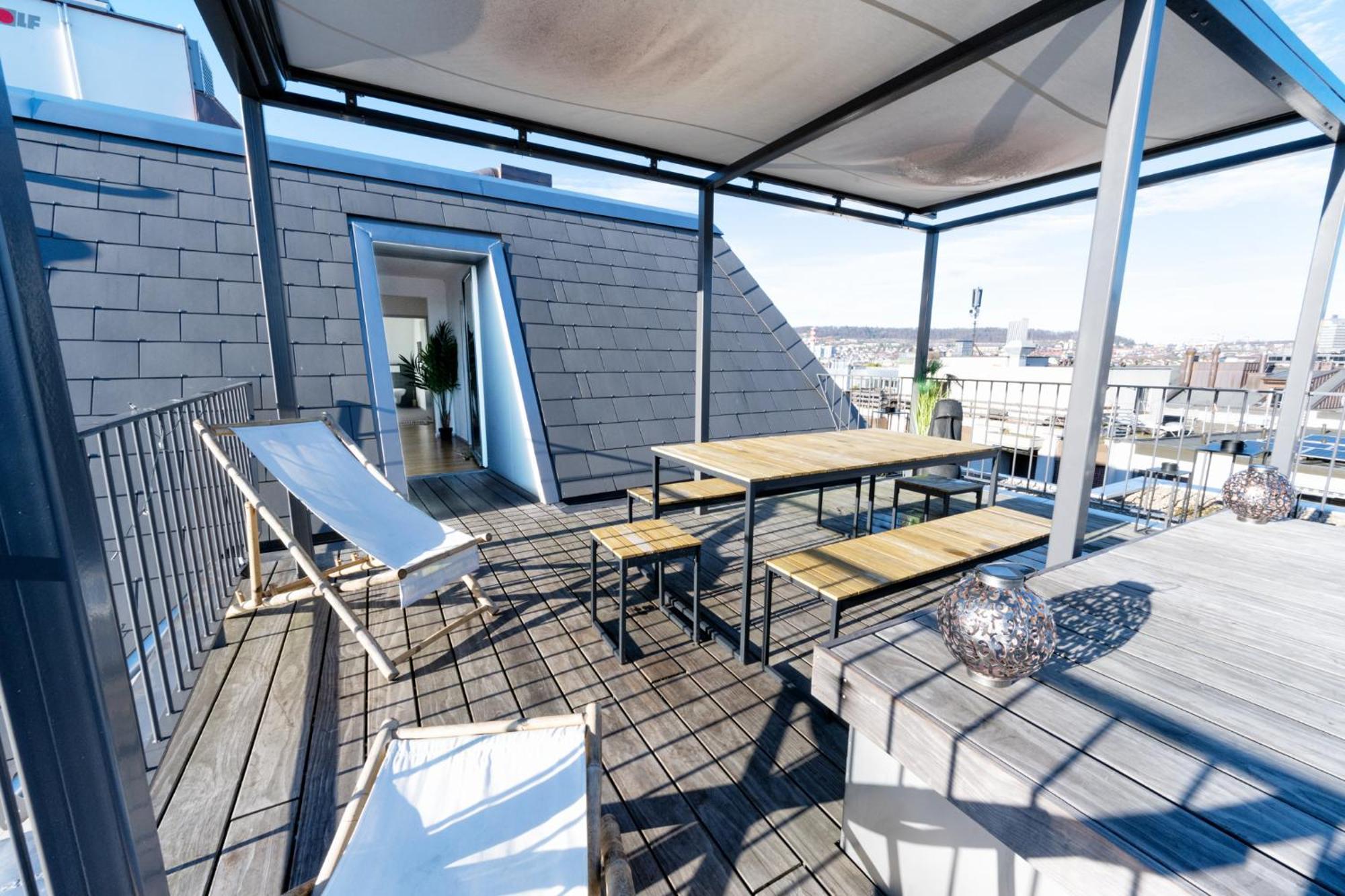 Urban Rooftop Getaway