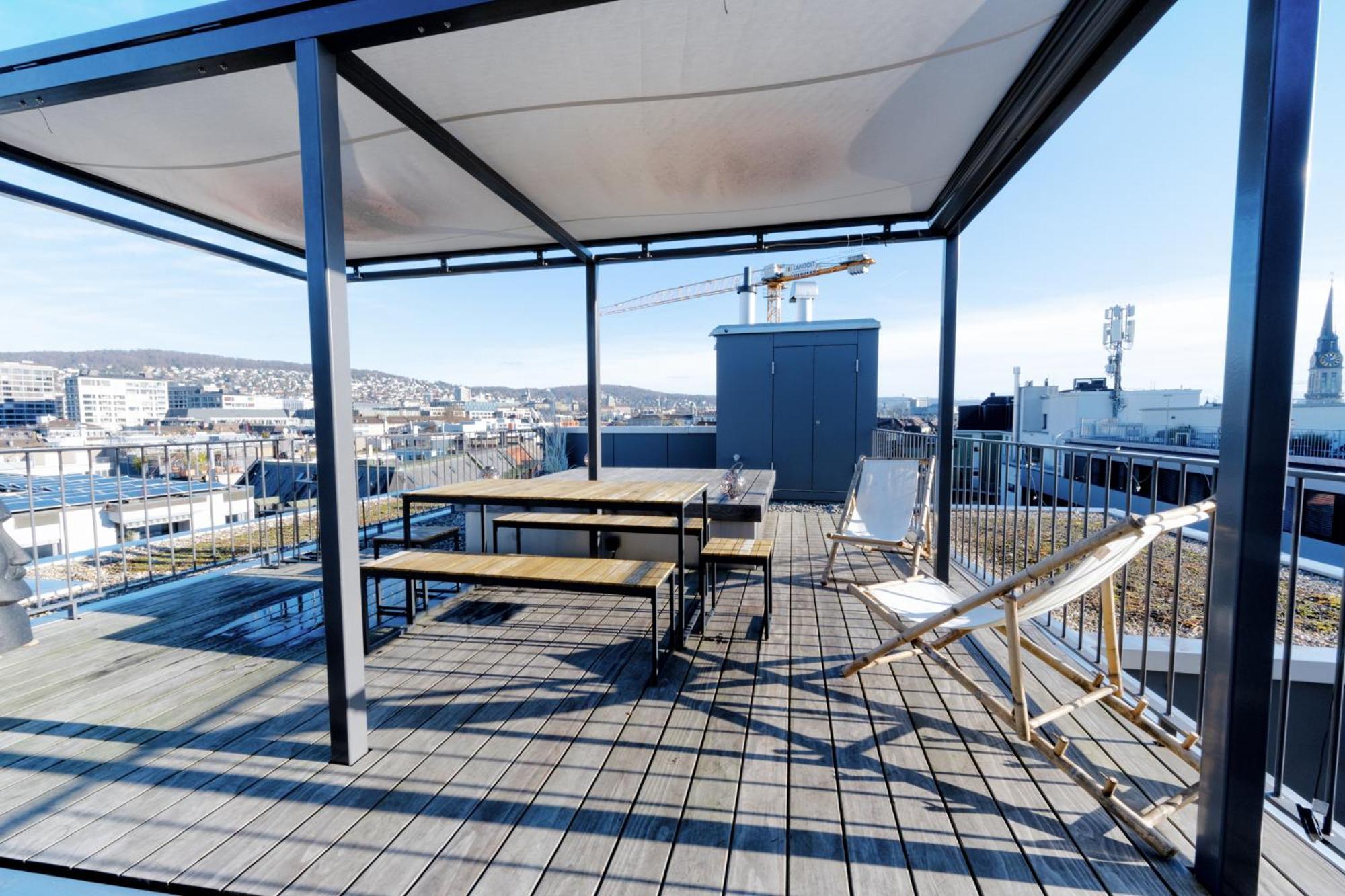 Urban Rooftop Getaway