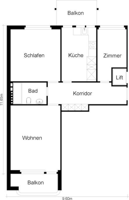Apartment Very 2bd Flat Center Enge - 1