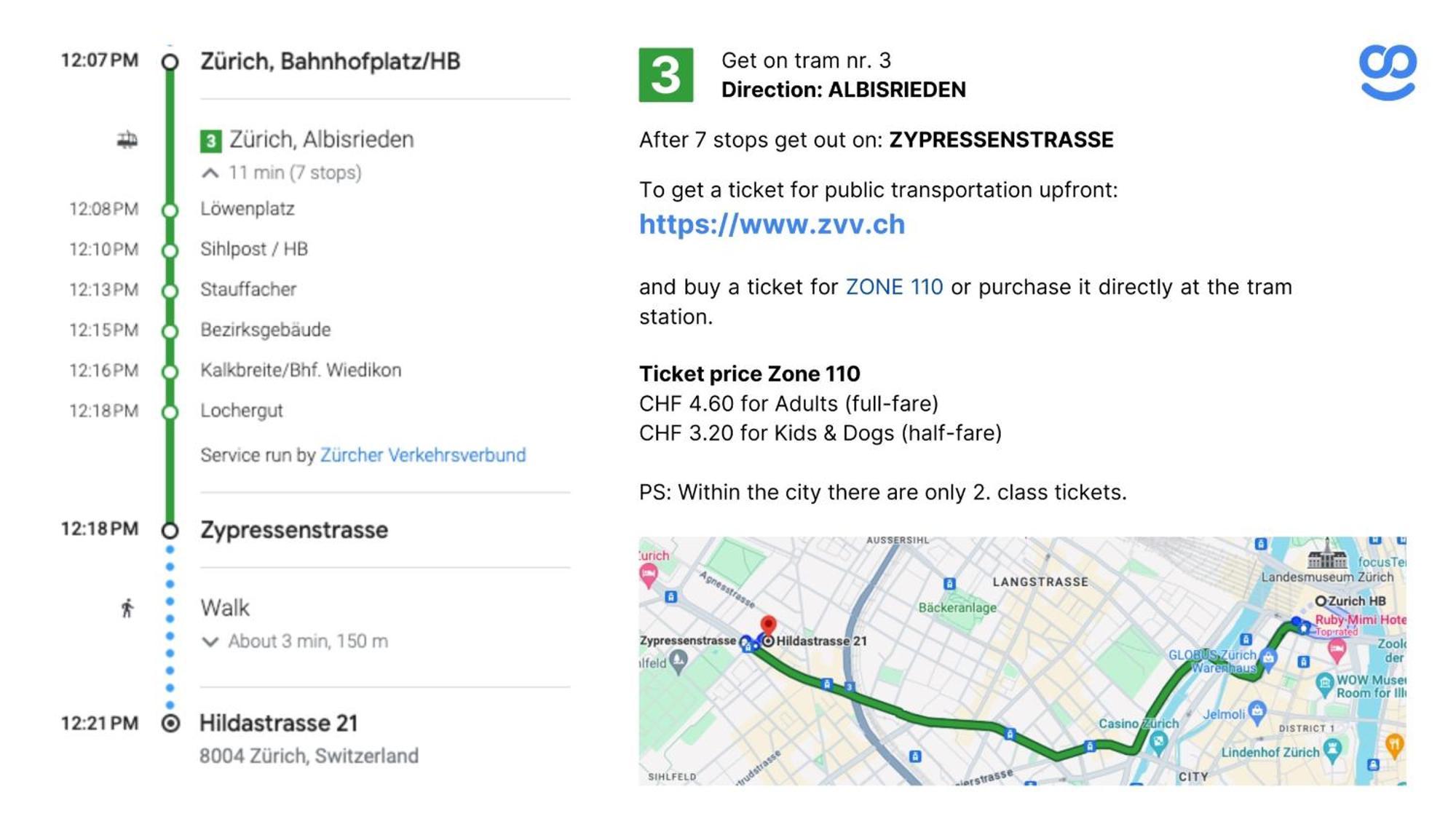 Apartment H2 With 3,5 Rooms, 2br, Living And Kitchen, And Quite Zurich