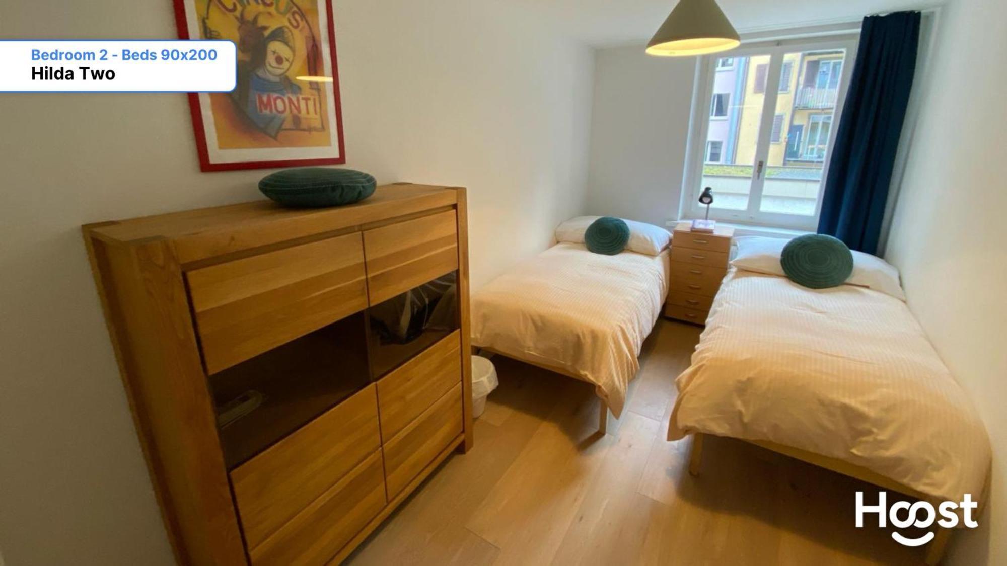 H2 With 3,5 Rooms, 2br, Living And Kitchen, And Quite Zurich