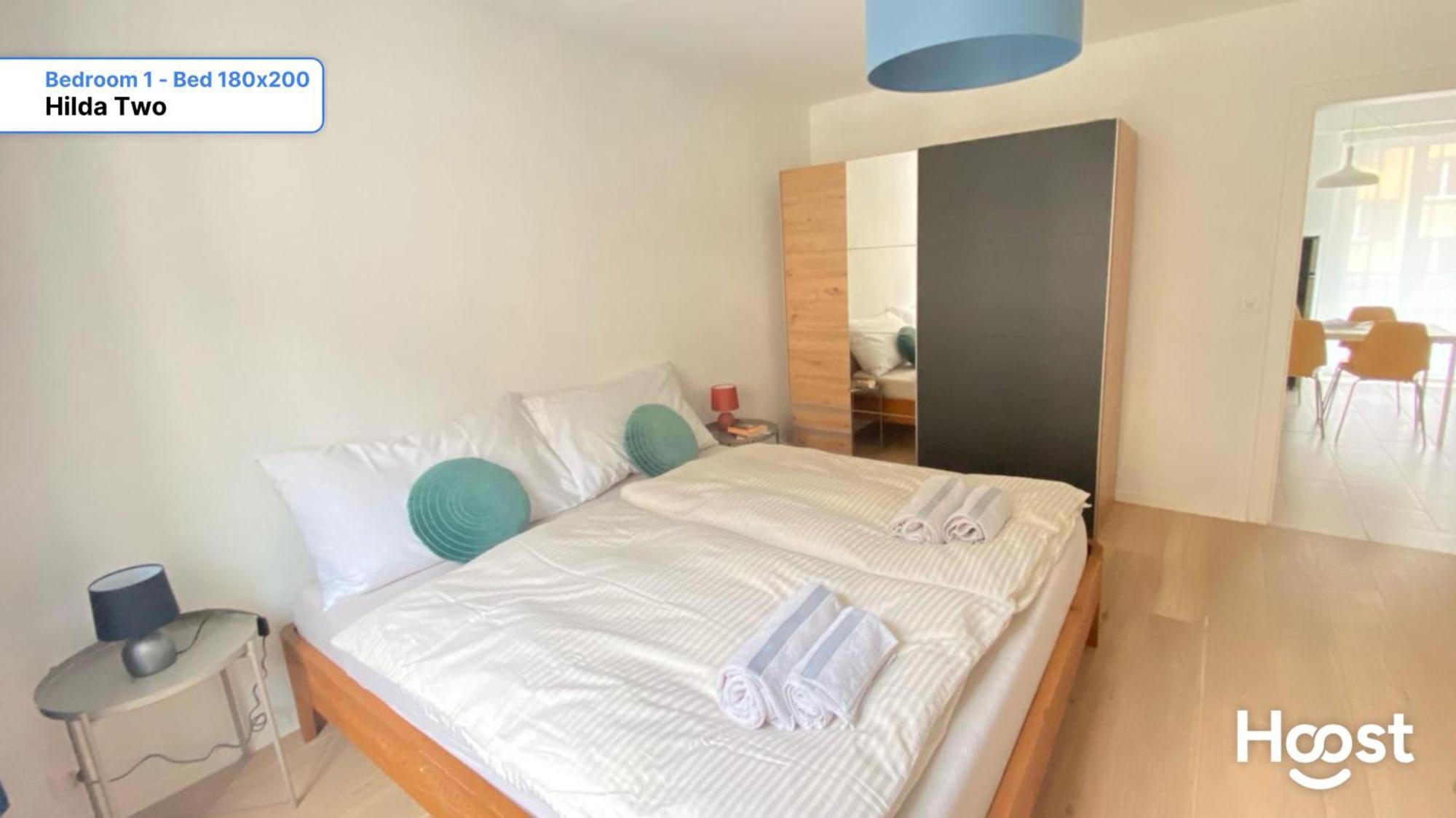 H2 With 3,5 Rooms, 2br, Living And Kitchen, And Quite Apartment