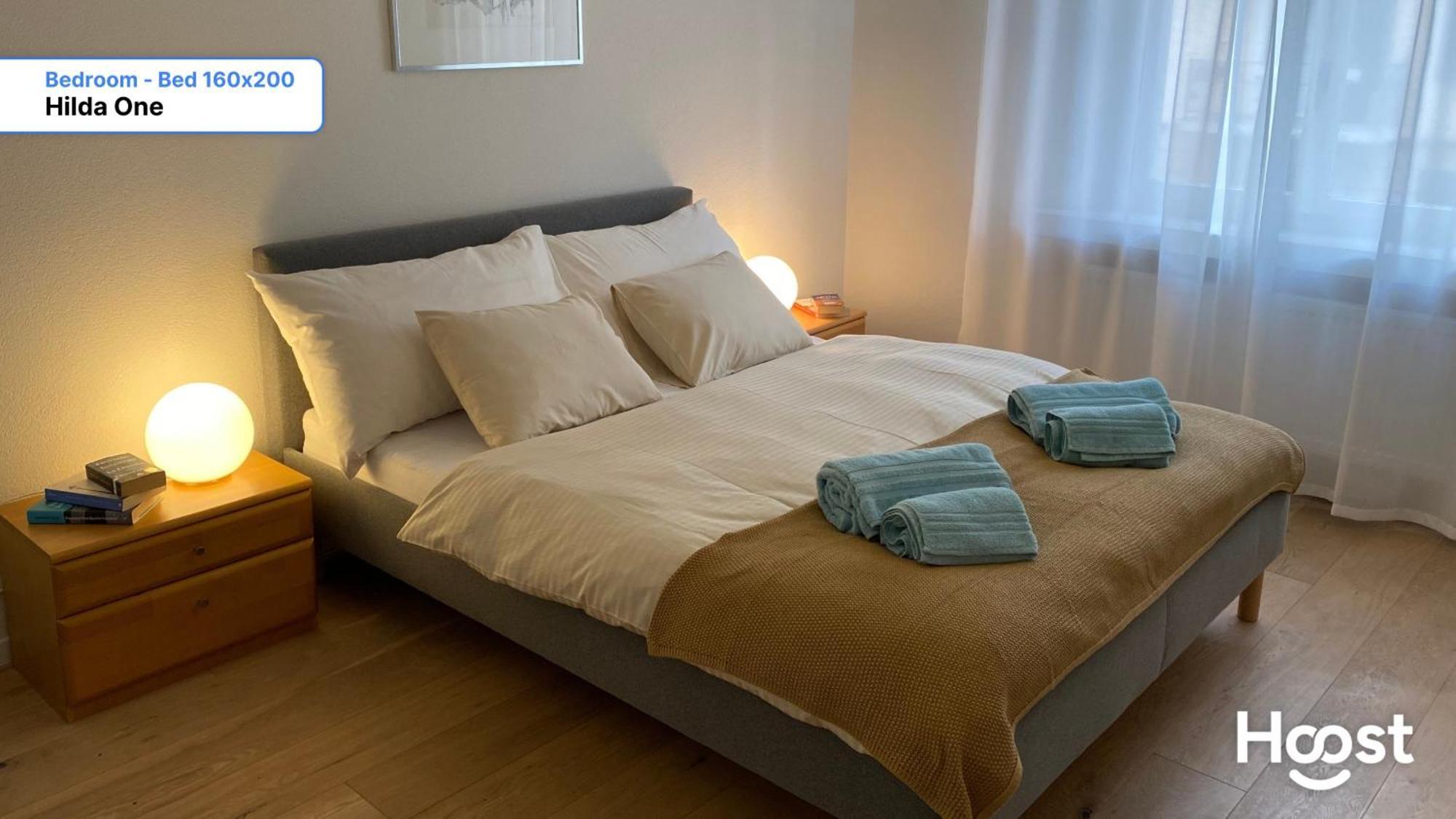 Apartamento H1 With 4,5 Room, Bathroom, Kitchen, Central, Quiet & Modern With Office