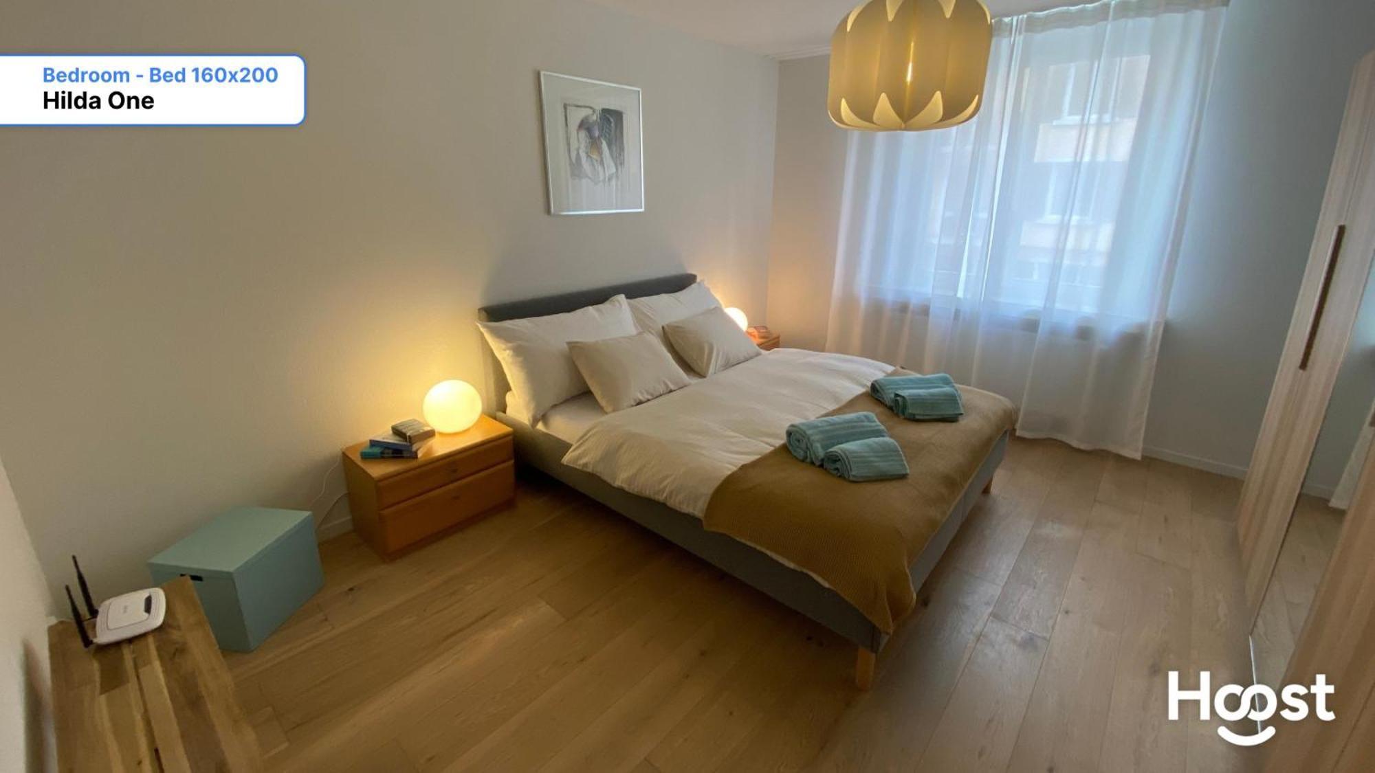 Apartment H1 With 4,5 Room, Bathroom, Kitchen, Central, Quiet & Modern With Office *