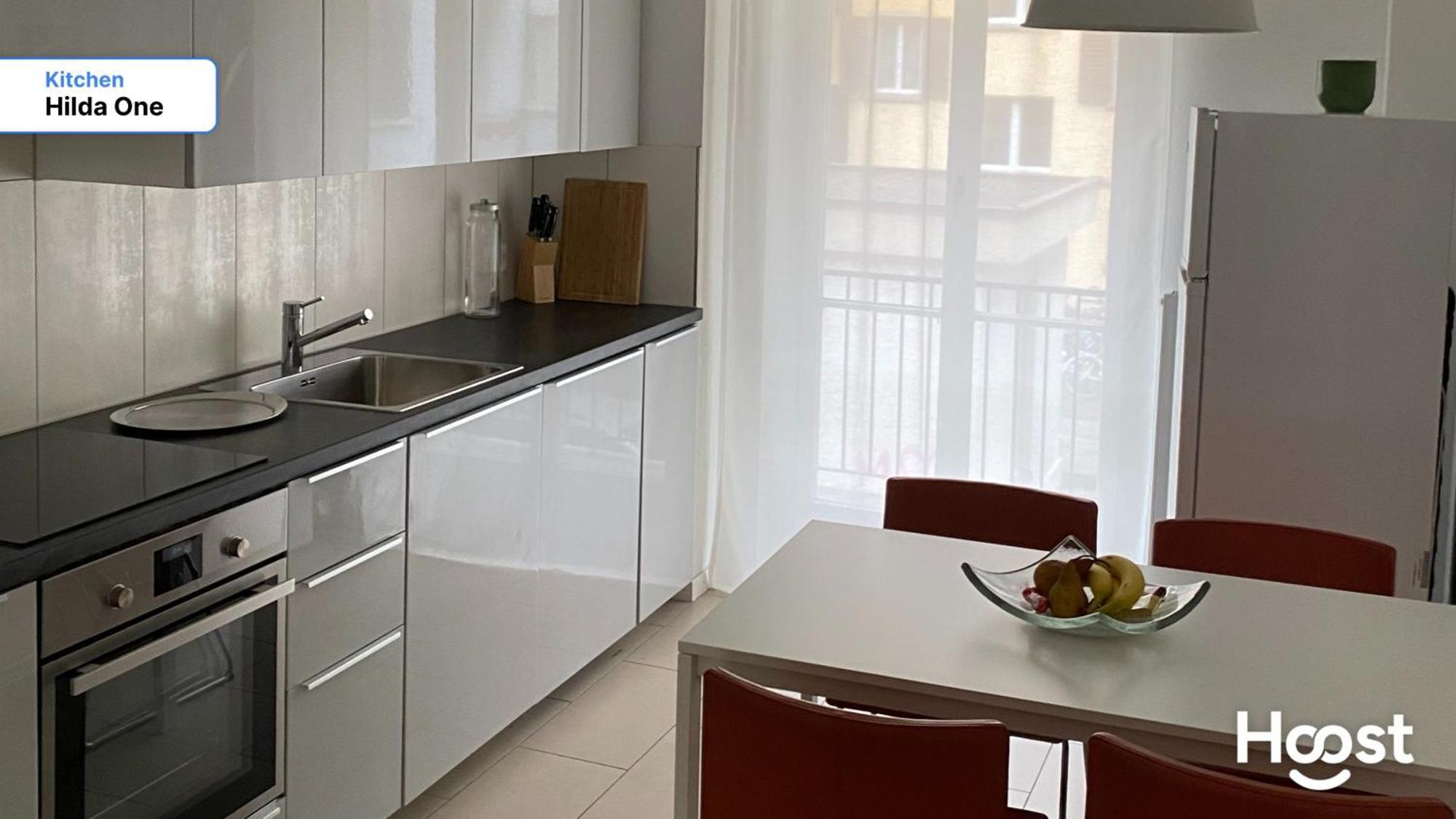 H1 With 4,5 Room, Bathroom, Kitchen, Central, Quiet & Modern With Office Apartment *