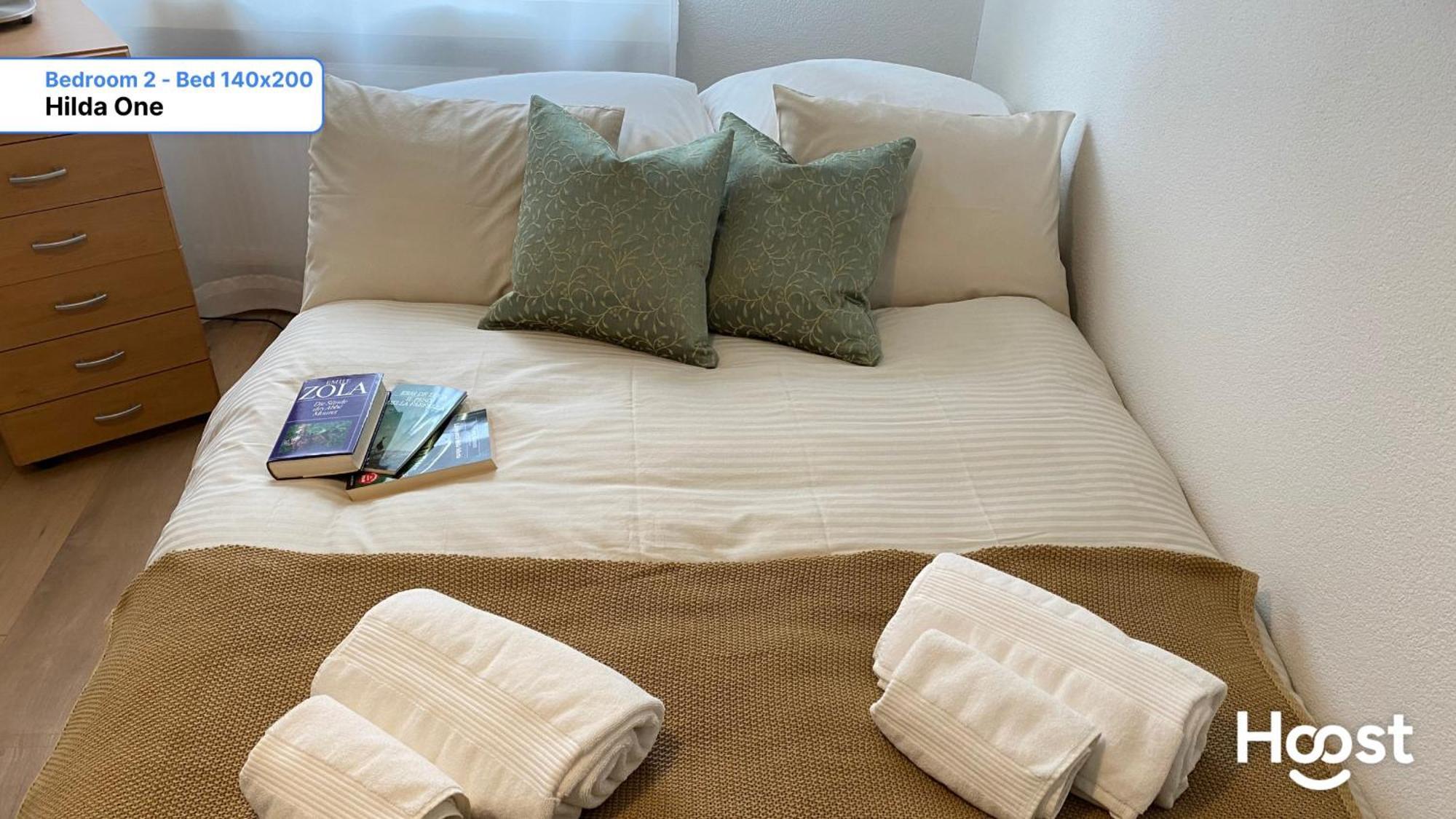 Apartment H1 With 4,5 Room, Bathroom, Kitchen, Central, Quiet & Modern With Office *