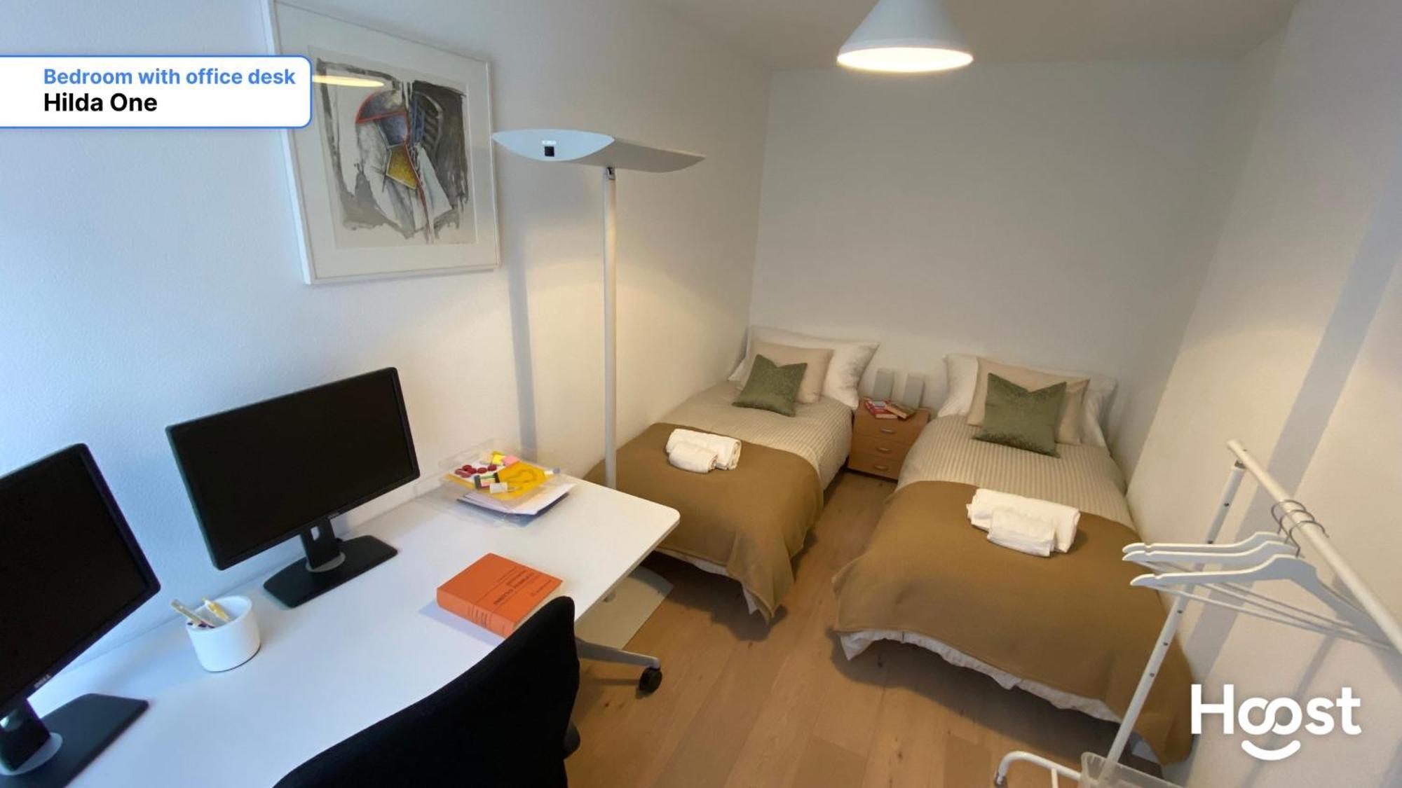 Apartamento H1 With 4,5 Room, Bathroom, Kitchen, Central, Quiet & Modern With Office Zurique