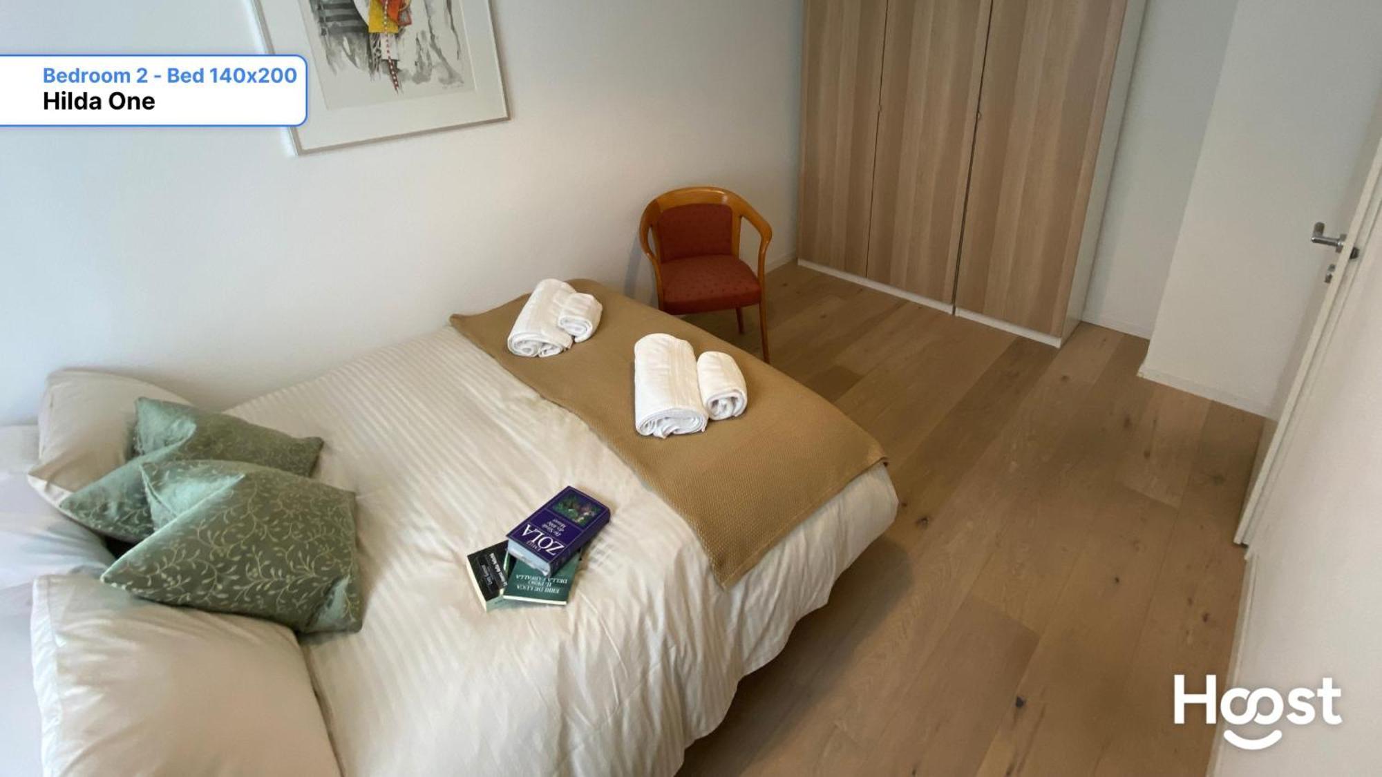 H1 With 4,5 Room, Bathroom, Kitchen, Central, Quiet & Modern With Office *