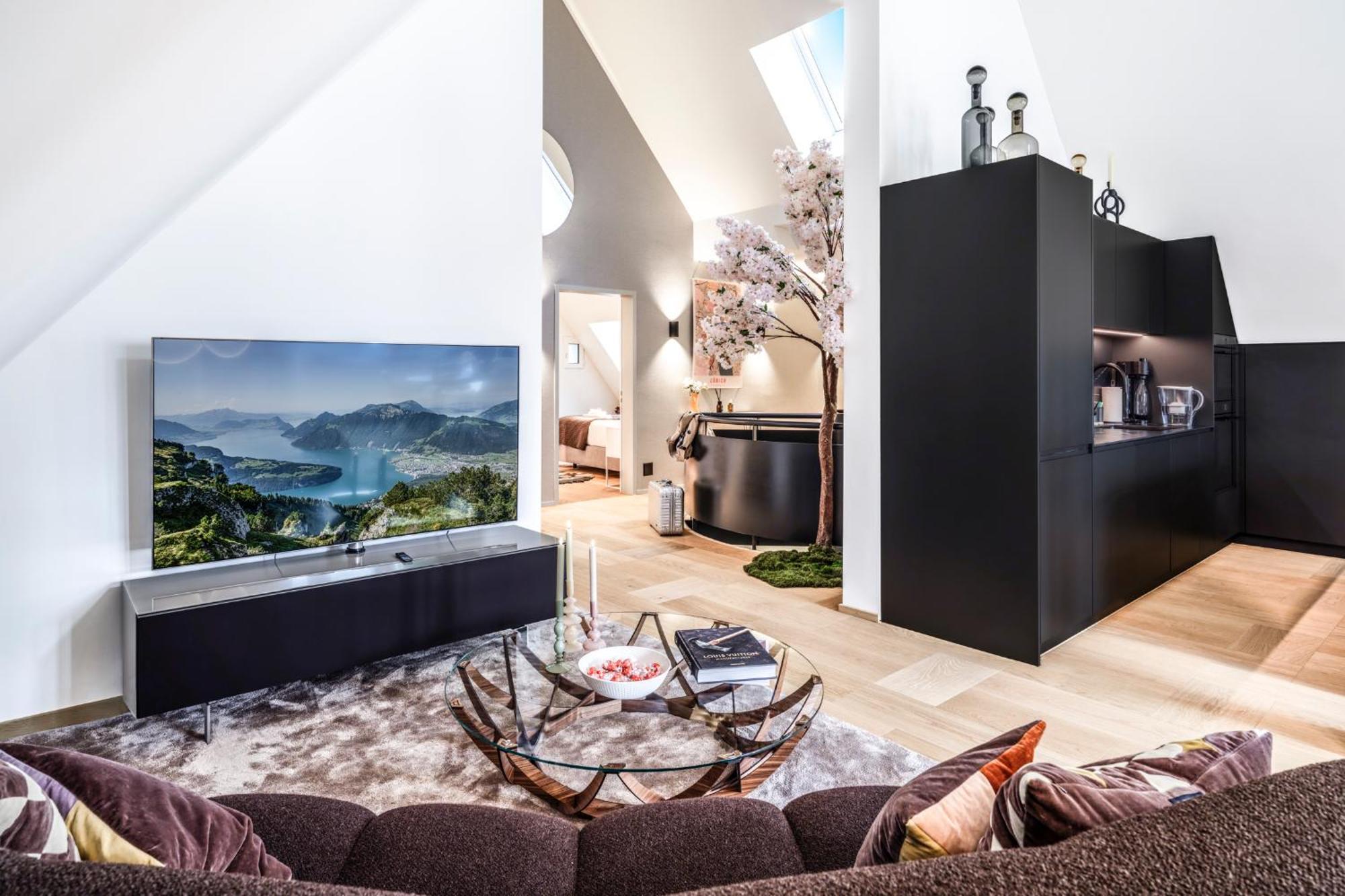 Bahnhofstrasse Designer Penthouse Private Rooftop Apartment