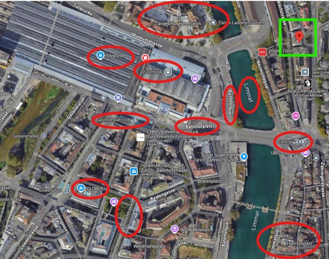 Station Apartment, 2 Bedroom & Sofabed Apartment Zurich