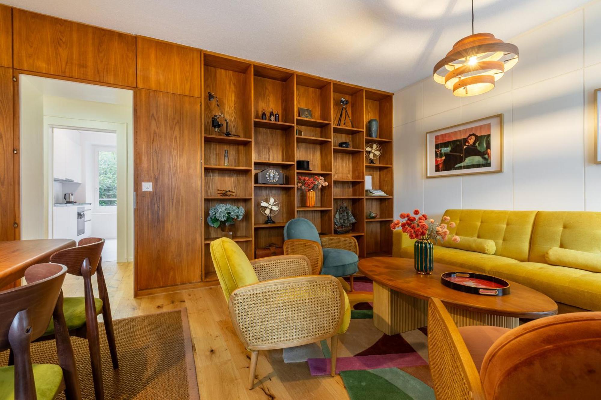 Apartment Retro Suite 2 King Beds & Sofa Bed Zuerich Hb