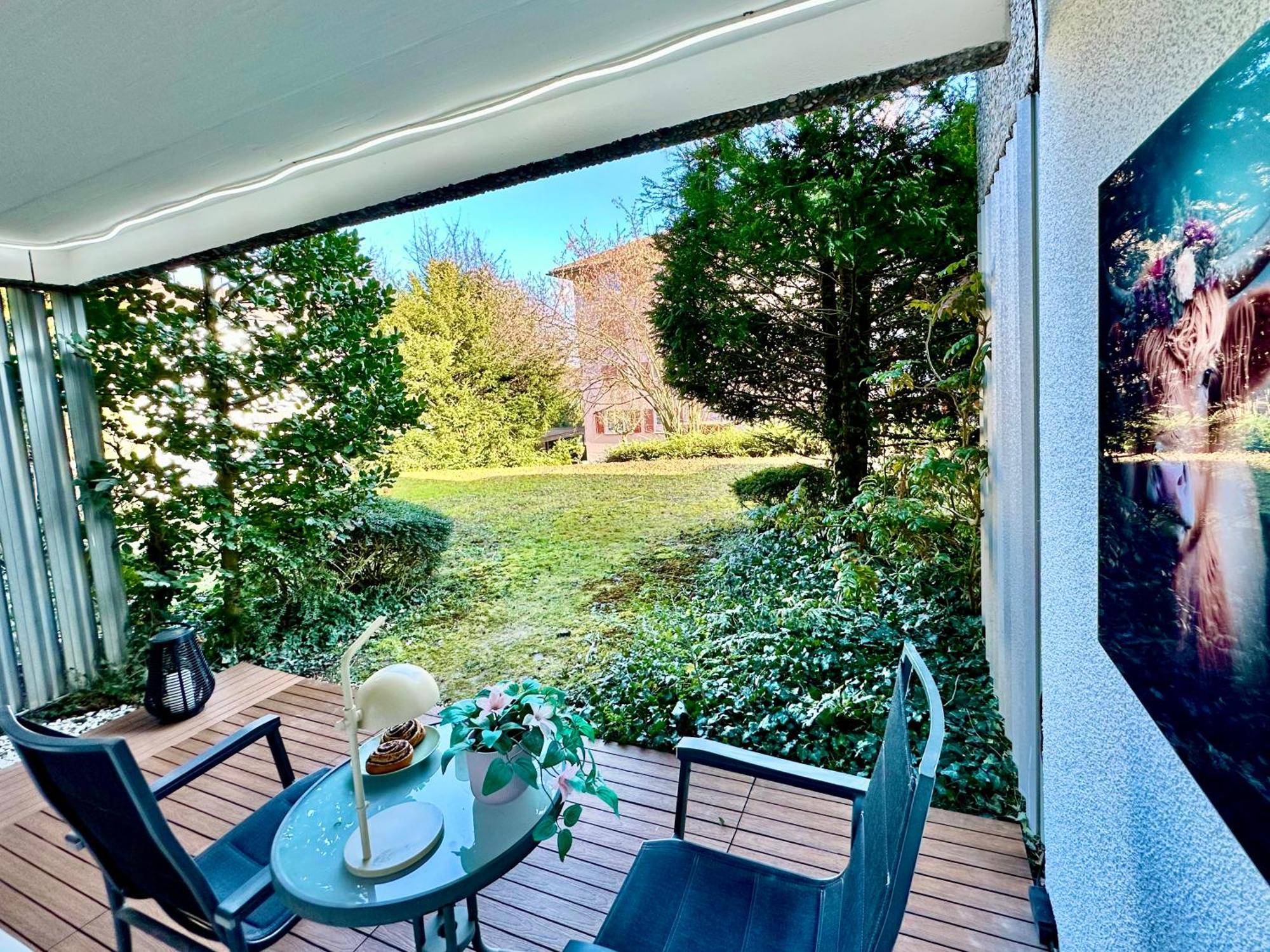 Apartment Alpine With Ac, Garden Terrace And Much Privacy *