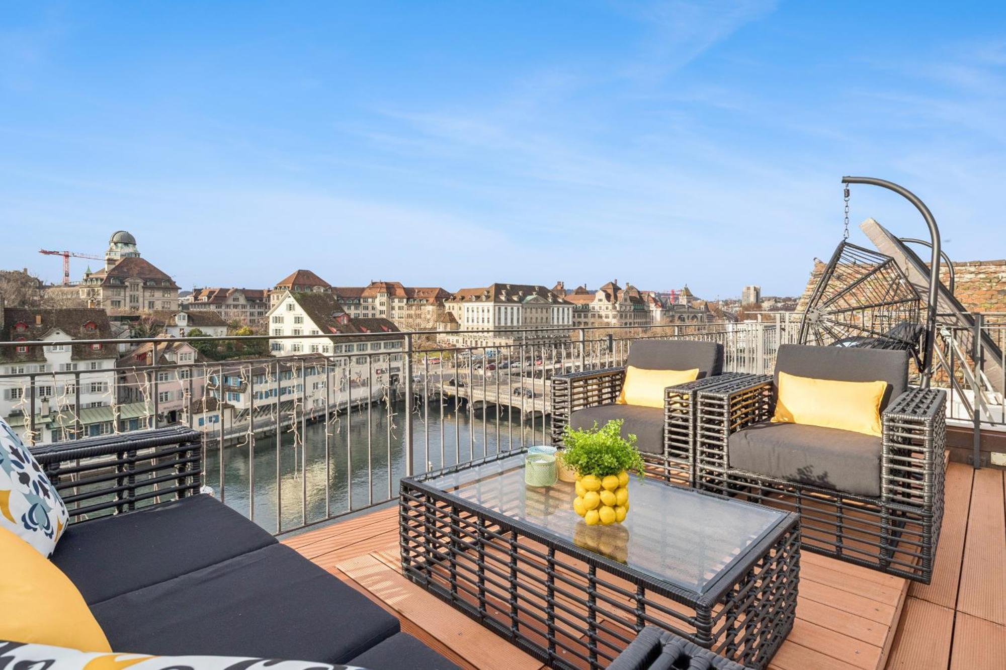 Apartment Old Town Diamond Penthouse Ac Private Rooftop Zurich
